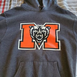 Mercer Bears - Gray Adult Unisex Used Small Champion Sweatshirt