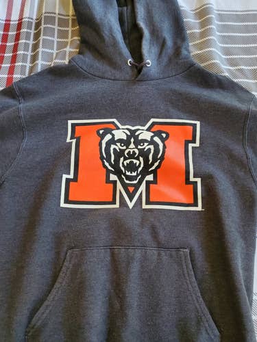 Mercer Bears - Gray Adult Unisex Used Small Champion Sweatshirt
