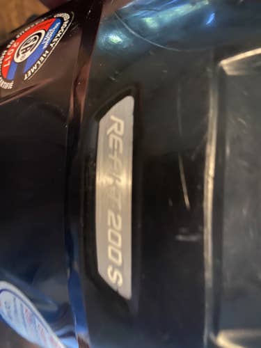 Black Used Small Bauer Re-Akt 200 Helmet