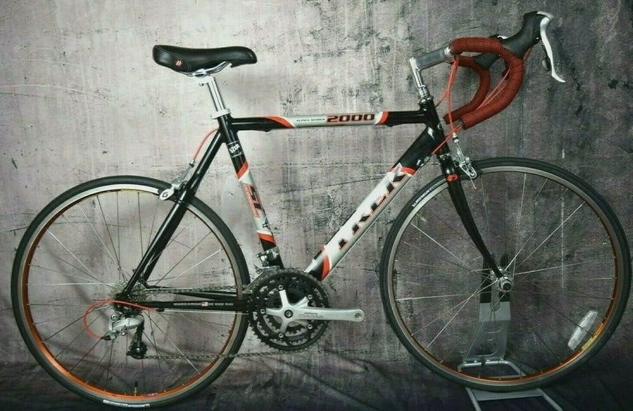 Trek 00 Road Bike 52cm Size Medium 27 Speed Aluminum Custom Butted Sidelineswap