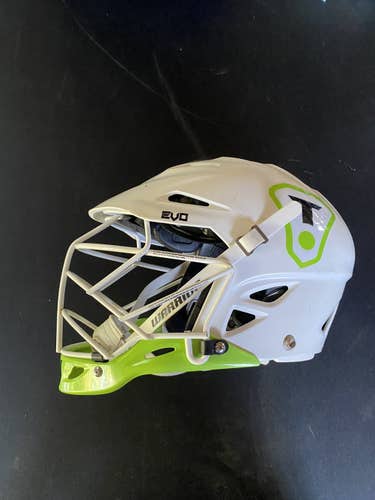 White Adult Player's Warrior Evo Helmet
