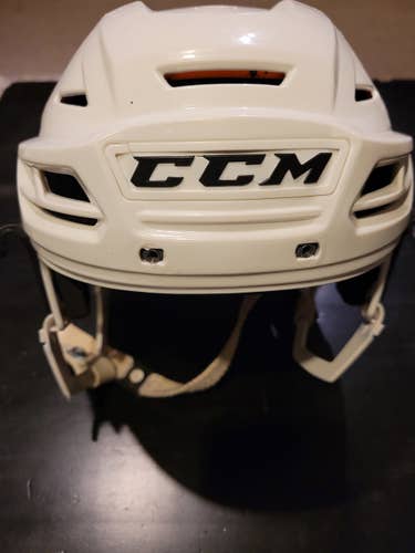 White Used Small CCM Tacks 710 Helmet