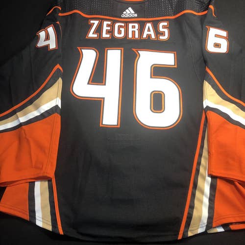 MiC Authentic Home Duck jersey Zegras New Size 54 Adidas Pro Stock Jersey