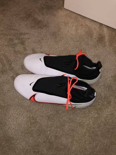 White Adult Molded Cleats Nike Vapor edge pro 360