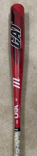 Kid Pitch (9YO-13YO) 2019 Alloy (-10) 21 oz 31" CAT Bat