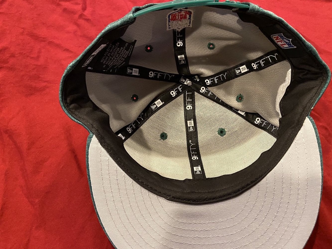 New Era 5950 Authentic NY Jets College Green Fitted Hat Men Size