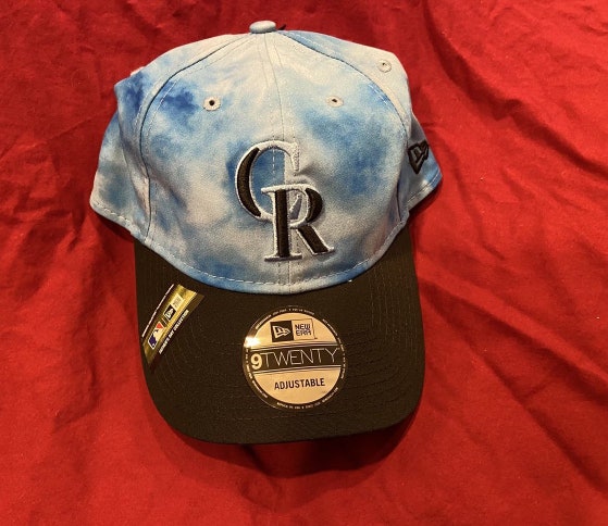 MLB Colorado Rockies New Era 9Twenty Fathers Day Edition Baby Blue Hat * NEW NWT