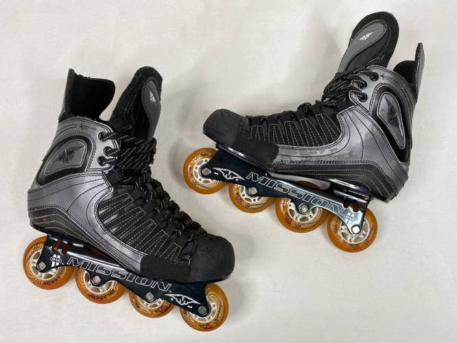 Mission D4 DNA Inline Hockey Roller Skates Size 11D (11 US Men Shoe)