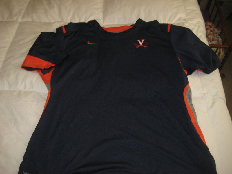 Nike UVA Virginia lacrosse team shooter shirt XL NEW