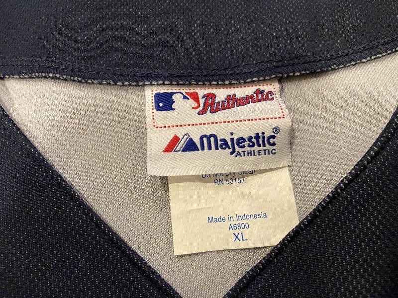  Majestic Blank Back Adult Small Seattle Mariners 2-Button  Placket Cool-Base Licensed Jersey Navy/White : Sports & Outdoors