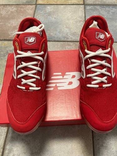 Red New Adult Men's Size 11 (Women's 12) Metal New Balance Low Cut