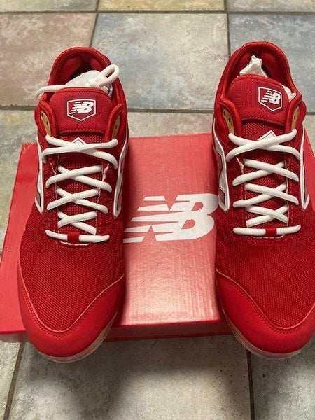 Red New Adult Men's Size 11 (Women's 12) Metal New Balance Low Cut