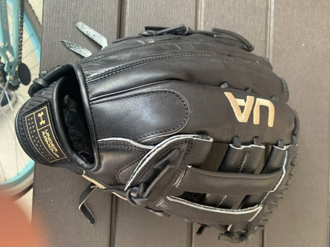 Black High School/College Outfield 12.75" Flawless Baseball Glove