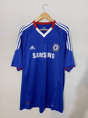Men's Adidas Chelsea FC 2010-11 Home Blue Jersey Size XXL