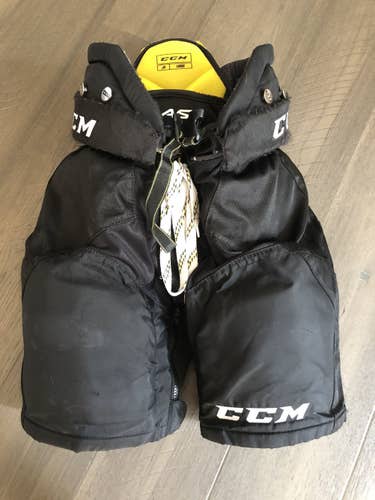 Black Junior Large CCM AS1 Hockey Pants