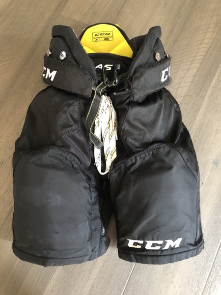 Black Junior Large CCM AS1 Hockey Pants