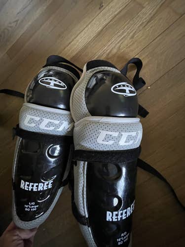CCM referee shin guards 16”