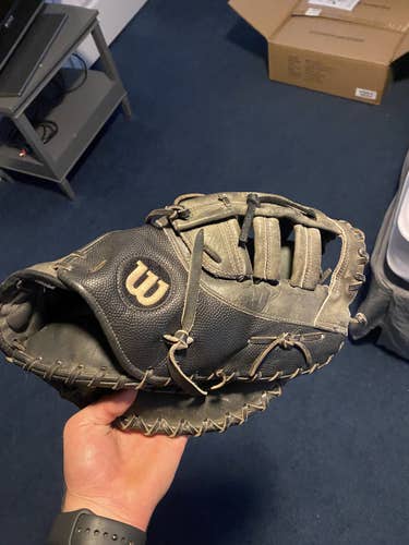 Black High School/College First Base 12.25" A2000 Baseball Glove
