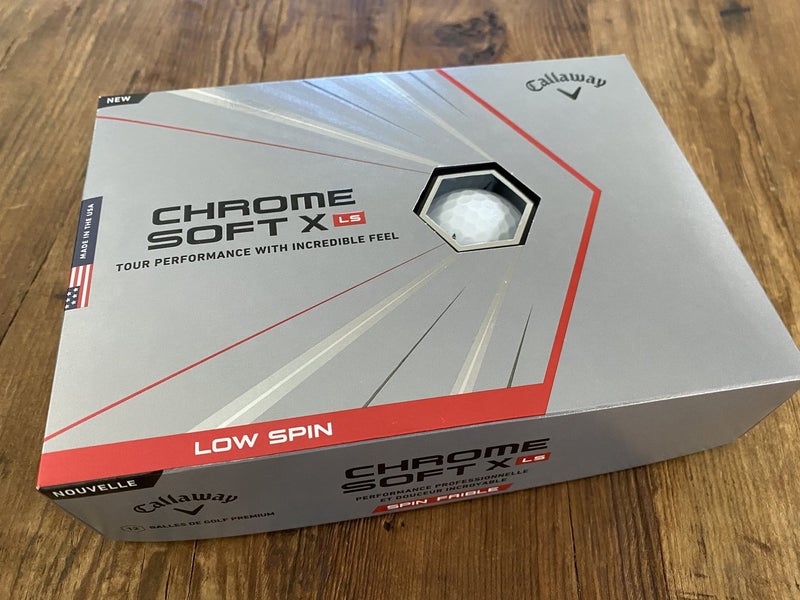 Callaway Chrome Soft X Low Spin ONE DOZEN NEW Golf Balls 0108