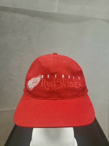 Vintage Detroit Red Wings Twins Enterprise Strapback Hat NHL