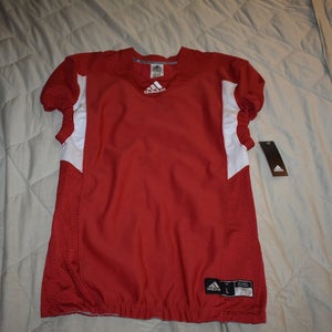NEW - Adidas Techfit Hyped Football Jersey, Red, Large