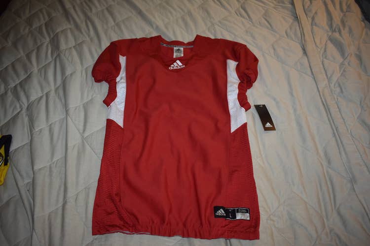 NEW - Adidas Techfit Hyped Football Jersey, Red, Large
