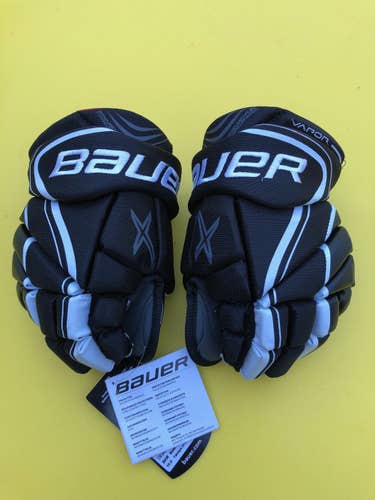 New Junior Bauer Vapor X800 Lite Gloves 10" BLK