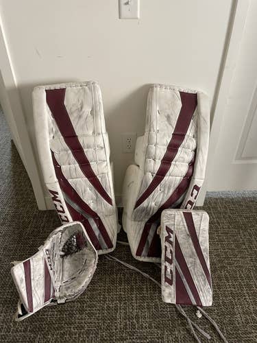 Used Senior 36" CCM Regular Extreme Flex III Goalie Full Set