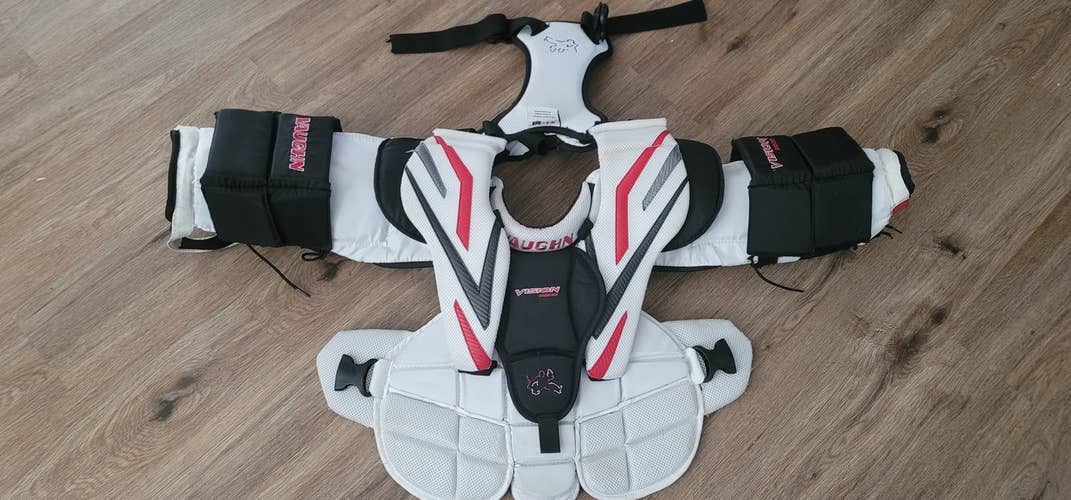 Junior Used Small Vaughn Vision 9200 Goalie Chest Protector