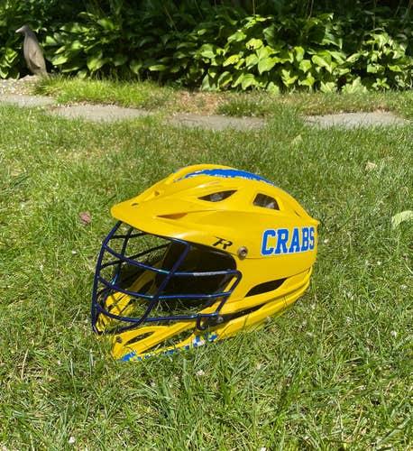 Cascade R Helmet Yellow And Blue