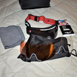 NEW - CASCO Sport Goggles w/Changeable Lenses and Protective Case