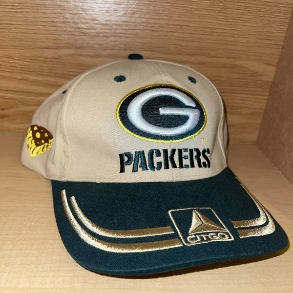 Green Bay Packers Hat Cap Black Strap Back Adjustable NFL Football  Cheesehead