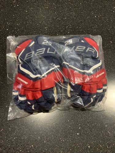 Blue Senior Bauer 13"  Supreme 2S Pro Gloves