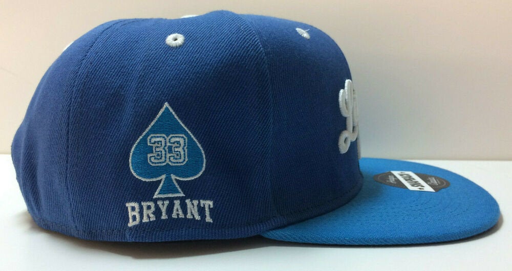 Kobe Bryant Lower Merion High School #33 Adjustable Snapback Hat Cap Flat  Brim