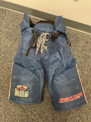Blue Senior Used Small Bauer Nexus Custom Pro Hockey Pants Pro Stock