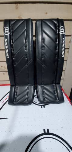 Black Used Junior 26" Warrior Ritual G4 Goalie Leg Pads
