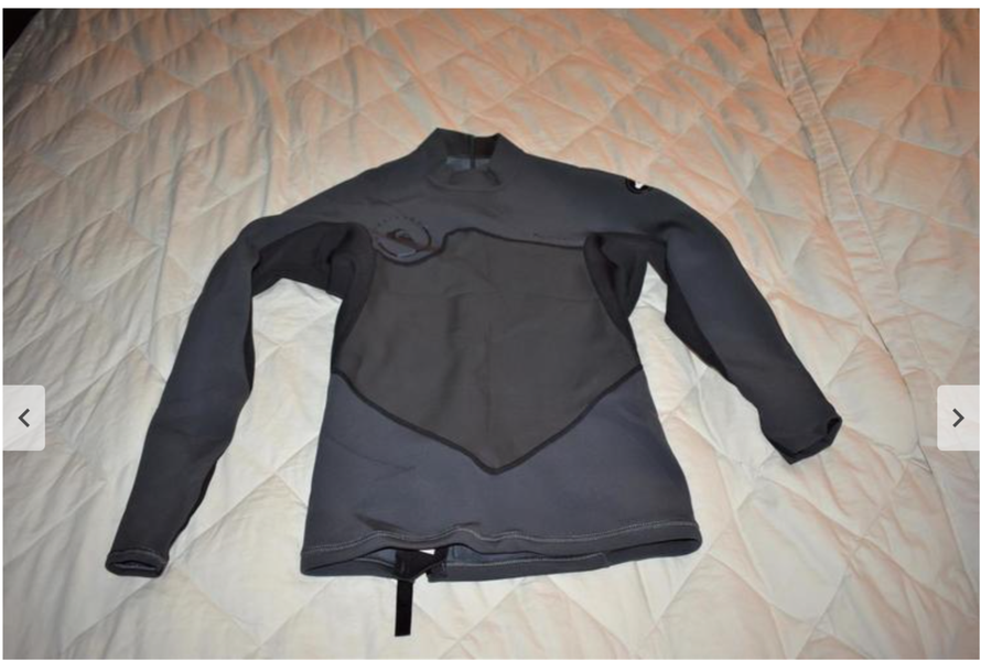 New Men's Top Large 1mm Quicksliver Wetsuit