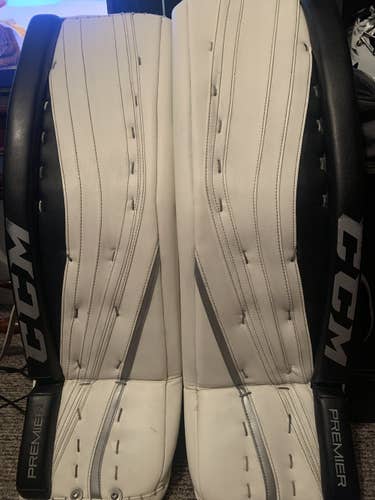 Used 35" CCM Premier Pro Goalie Leg Pads