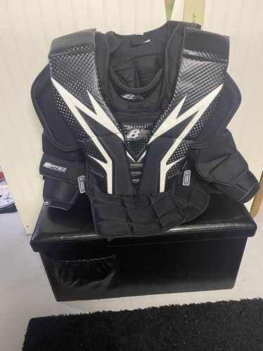 Brian's Optik 2 Chest Pad/ CCM Pants/ CCM Gloves