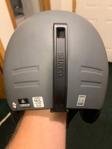 Used Medium/Large Shred Helmet FIS Legal