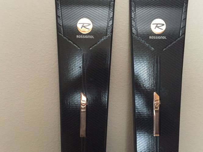 Women's New 2020 Rossignol All Mountain Nova 10 Skis With Bindings Max Din 10