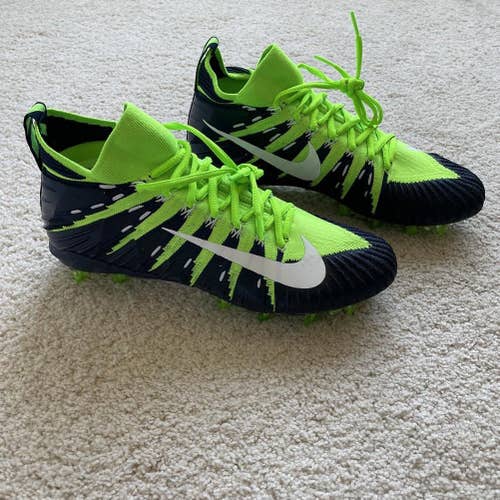 NEW Nike Alpha Menace Elite Flyknit Sz 11 Lacrosse Football Cleats