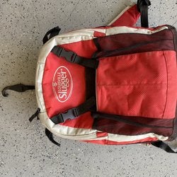 Red Used Louisville Slugger Baseball Backpack