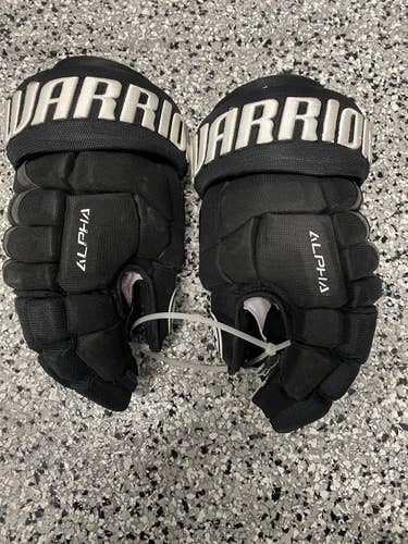 Black Senior Warrior 14" Pro Stock Alpha Pro Gloves