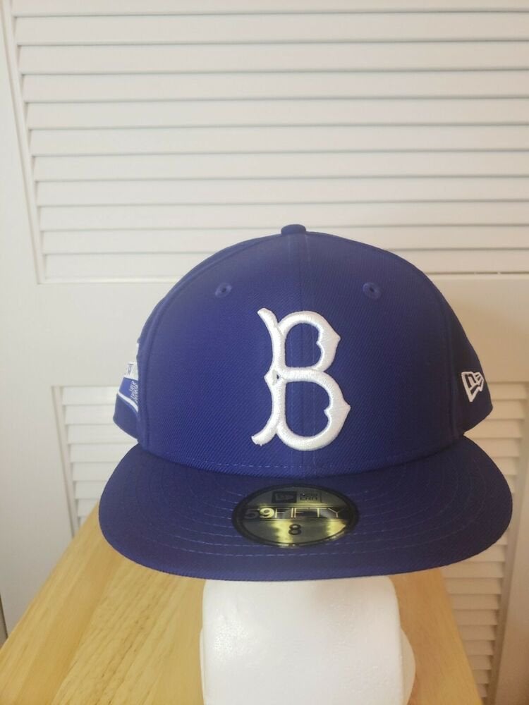 Brooklyn Dodgers Fitted New Era 59Fifty 100th Anniversary Black