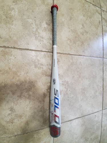 Used Kid Pitch (9YO-13YO) USSSA Certified 2020 Louisville Slugger Alloy Solo 619 Bat (-10) 22 oz 32"