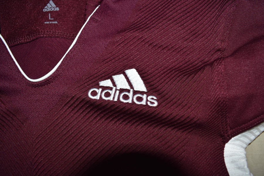NEW - adidas Blank Football Game Jersey (Sample), Maroon, Large - With  tags!