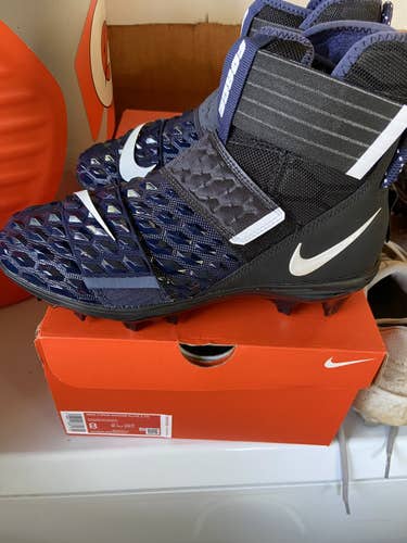 Blue Adult New Unisex Size 8.0 (Women's 9.0) Molded Cleats Nike Low Cut