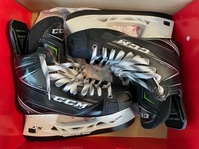 Senior Used CCM RibCor Platinum Hockey Skates Regular Width Size 7.5