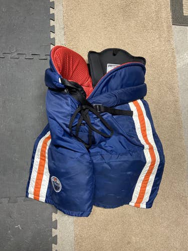Blue Senior Large CCM Pro Stock HP45X Hockey Pants